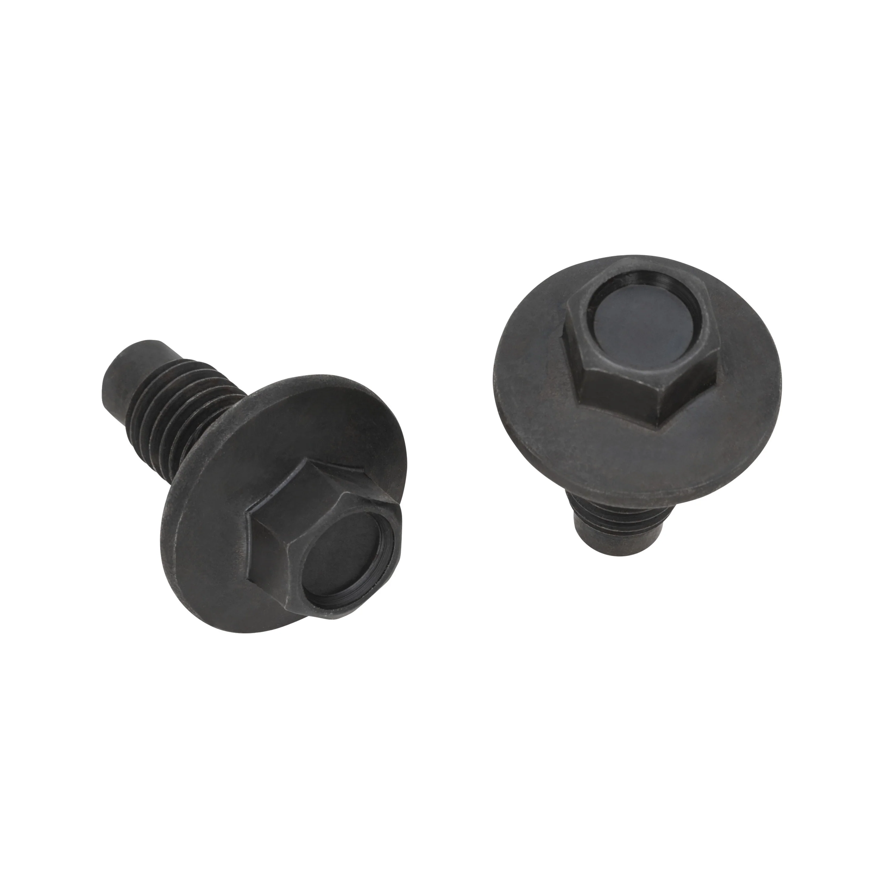 Oil Pan Drain Plug, M12 x 1.75 Thread, Pilot Point, 5-Pack
