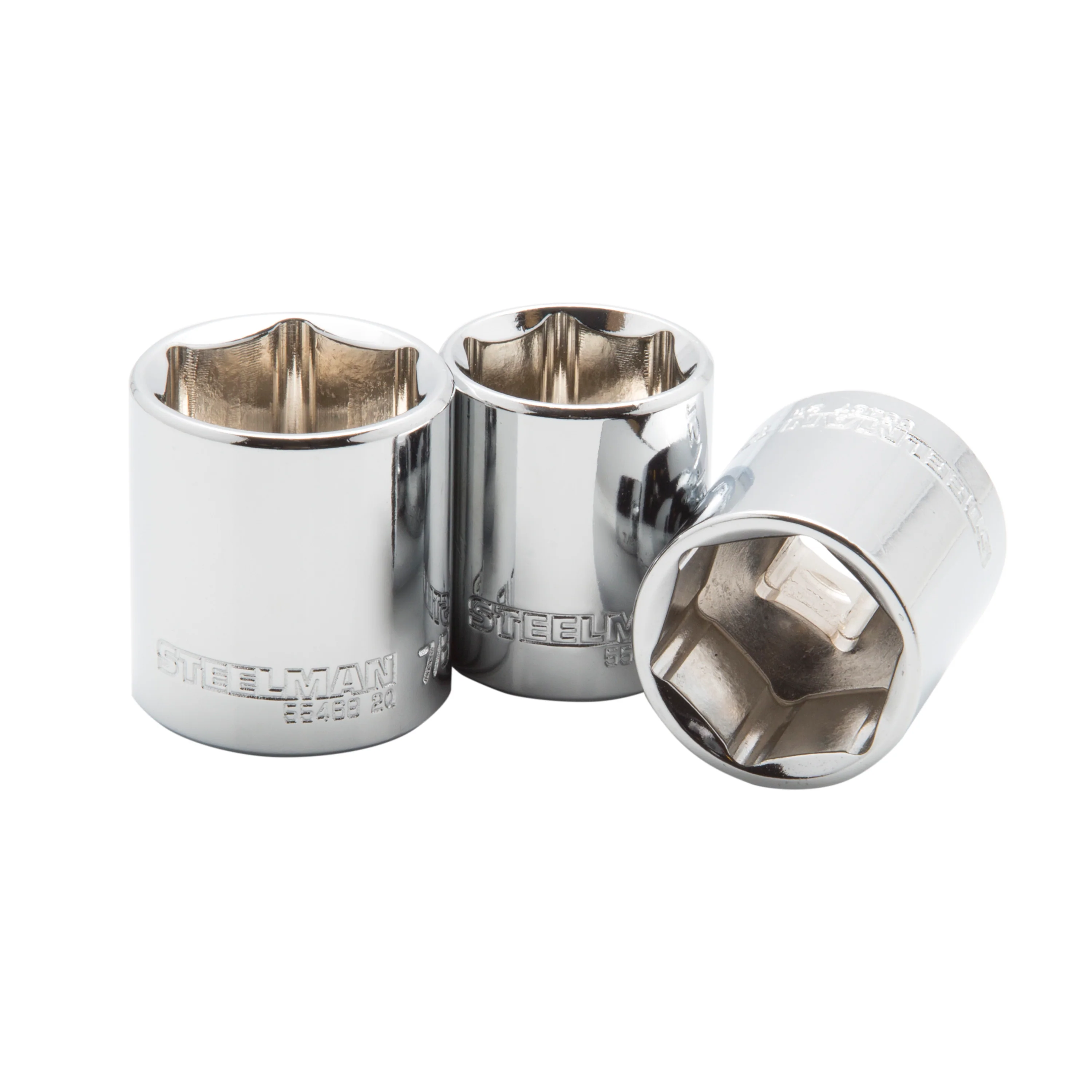 11-Piece 3/8-Inch Drive 6-Point SAE Chrome Socket Set - Image 2