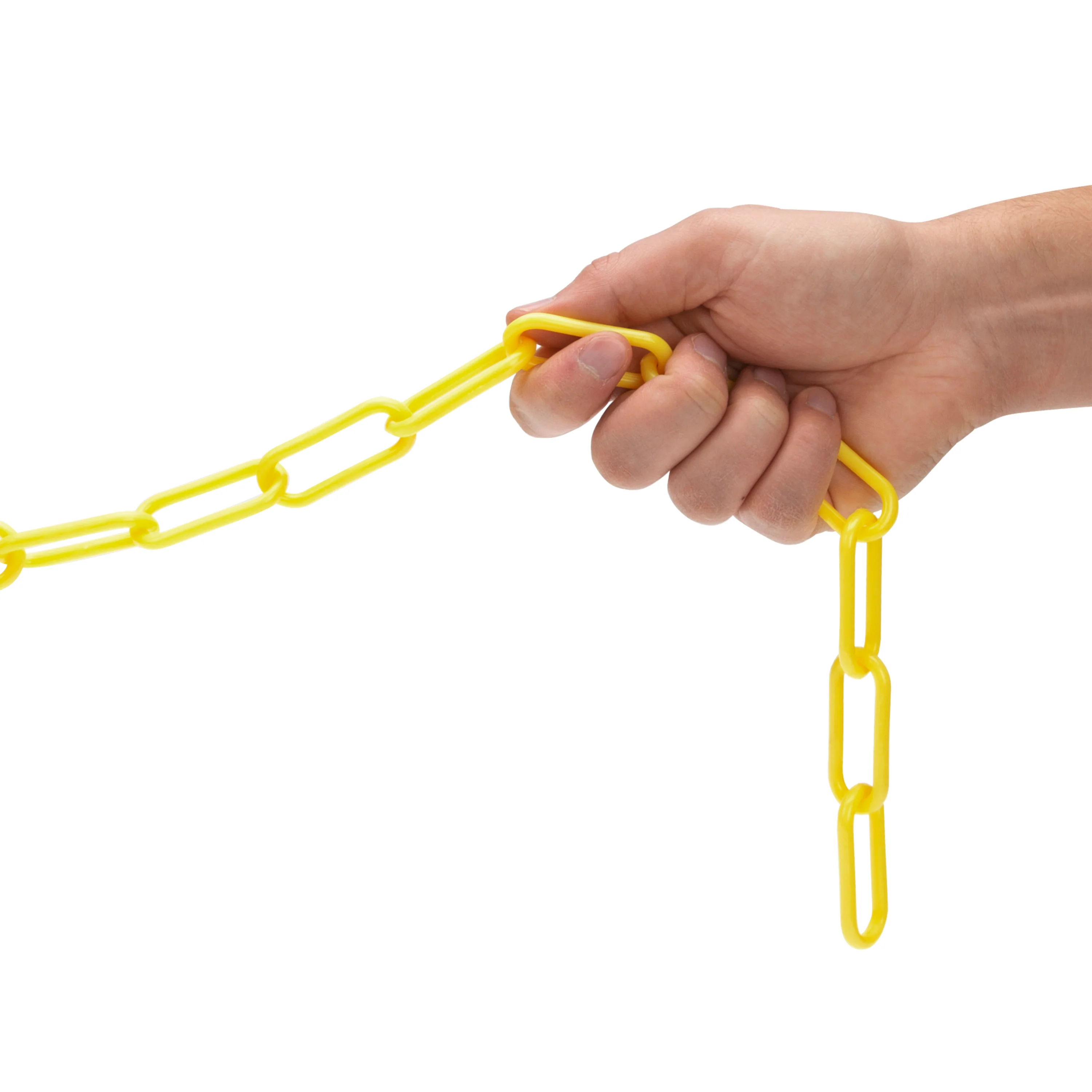 100-Foot Yellow Plastic Safety Chain - Image 6